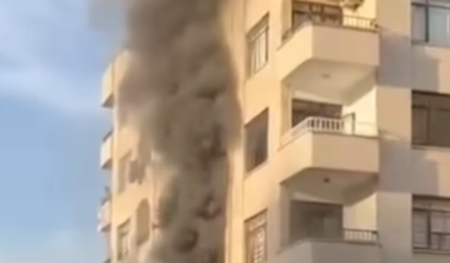 Mersin Pozcu'da Korkutan Ev Yangını