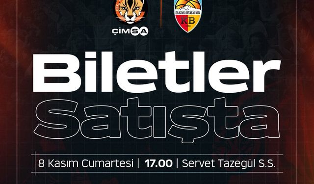 ÇBK Duyurdu: Biletler Satışta