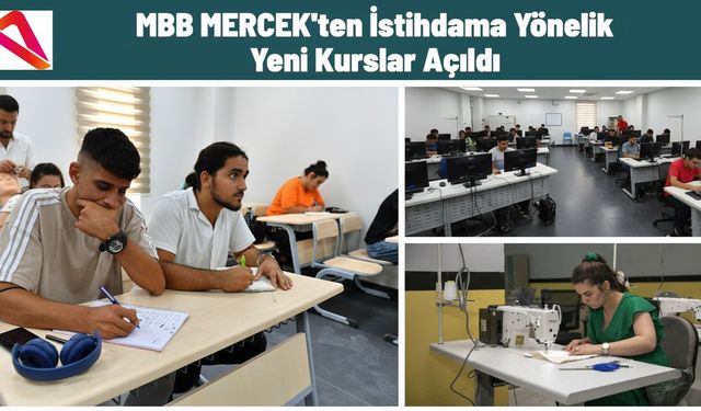Mersin'de 5 Şubede Ücretsiz Meslek Eğitimi Kayıtları Başladı!