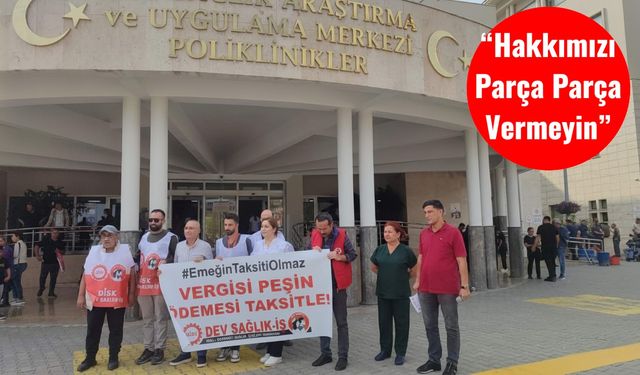 “Eşit işe eşit ücret” diyerek Mersin’de ses yükselttiler