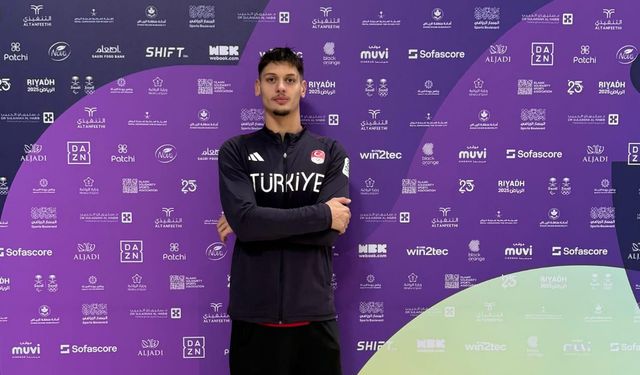 Mersinli sporcu Mert Hatipoğlu’ndan bronz madalya!