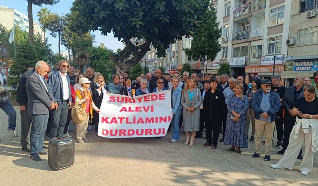 Mersin'de "Suriye'deki Alevi Katliamını Durdurun" Eylemi