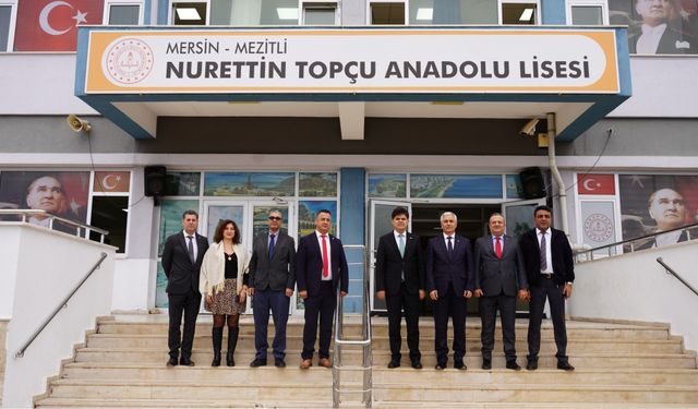 İl Millî Eğitim Müdürü Muhammed Özdemirci'den Mezitli'de Okul Ziyaretleri