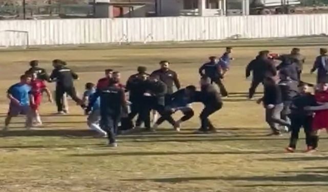 Bölgesel Amatör Lig Maçında Yumruklar Havada Uçuştu