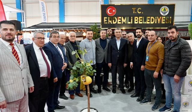 Mersin Tarım Fuarı’nda Erdemli’nin Yöresel ve Tropikal Ürünleri İlgi Görüyor