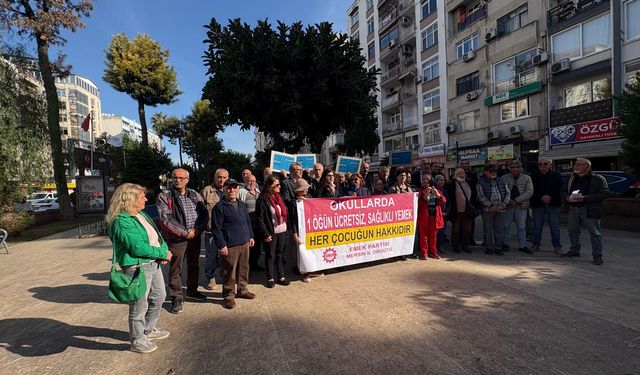 Emek Partisi’nden “Okullarda Bir Öğün Ücretsiz Yemek” Eylemi