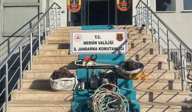 Mersin'de Hırsızlar Jandarmadan Kaçamadı