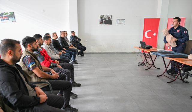 Mersin Büyükşehir’den İtfaiyecilere Profesyonel Eğitim Desteği