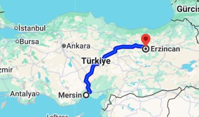 Mersin ve Erzincan Arası Kaç Kilometre? Karayolu Ulaşım Bilgileri