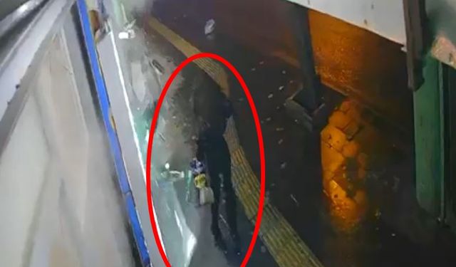 Markete patlayıcı madde atıp kaçan şüpheli aranıyor