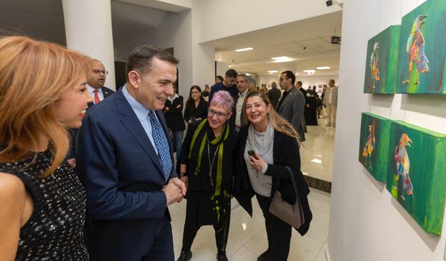 Yenişehir'de Mini Paint-4 Resim Sergisi Açıldı