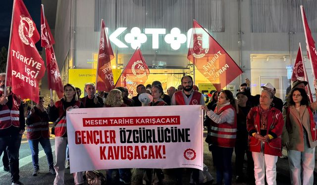 TİP Mersin'den Sert Protesto: "MESEM Kaldırılsın, Gençlerden Elinizi Çekin!"