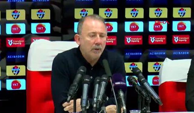 Sergen Yalçın: Bugün takımda çok fazla negatiflik vardı