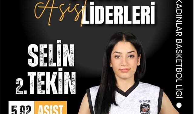 Kaptan Selin Tekin’den Büyük Başarı: Asist Liderliğinde Türkiye İkincisi