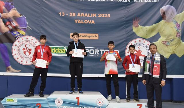 Yalova’da Mersin Rüzgarı: Wushu Kungfu Türkiye Şampiyonası’na 20 Madalya!
