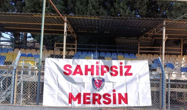 Yeni Mersin İdmanyurdu’nun Çıkamadığı Maça Pankart Damgası