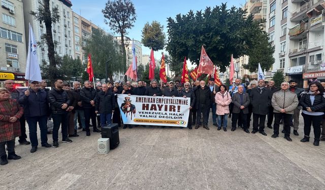 Venezuela’ya Müdahaleye Mersin’den Tepki: "Emperyalist Saldırı Durdurulsun"