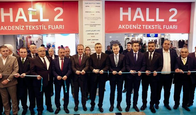 Akdeniz Uluslararası Tekstil Fuarı Açıldı