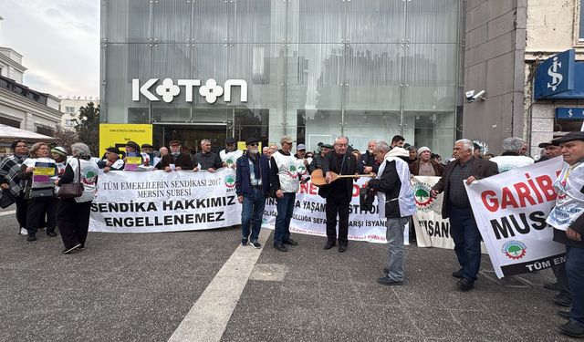 Mersin’de Emeklilerden Sert Tepki: “Bu Düzen Açlık ve Yoksulluk Dayatıyor”