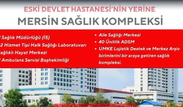 2026 Sağlık Yatırımlarıyla Mersin Güçleniyor