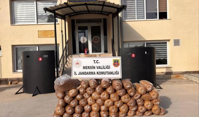 Mersin'de 335 Kilogram Kaçak Tütün Ele Geçirildi
