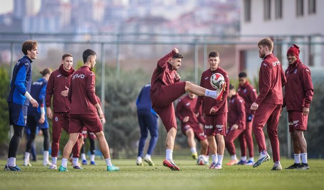 Trabzonspor, Galatasaray Maçı Hazırlıklarını Tamamladı