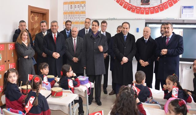 Milli Eğitim Bakanı Yusuf Tekin'den Erzurum'da 12 Derslik İlkokul Açılışı