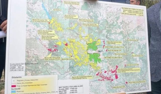 Mut'ta o projenin ÇED toplantısı yapıldı