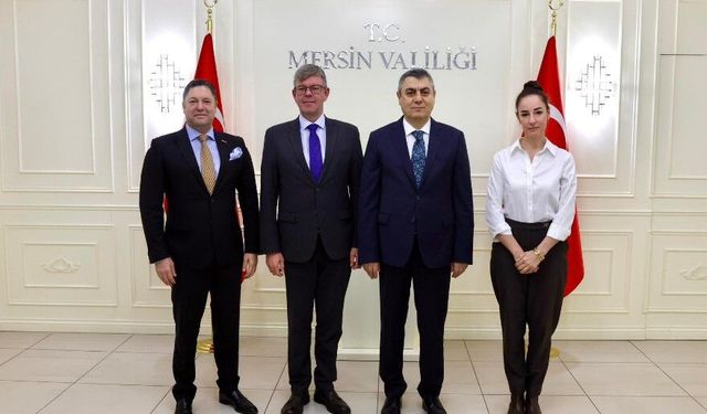 Litvanya Cumhuriyeti Ankara Büyükelçisi Mersin'de