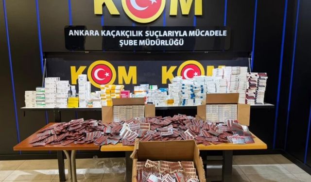 Başkette 15 Milyon Lira Değerinde Kaçak İlaç Ele Geçirildi