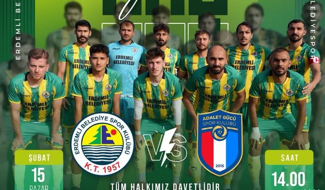 Erdemli Belediyespor, Lideri Ağırlıyor