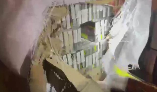 Adana'da Otobüsün Bagajında 14 Bin Adet Kaçak Sigara Bulundu