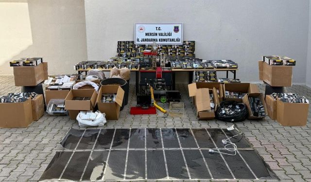 Mersin’de kaçak sigara operasyonu: 1 şüpheli yakalandı