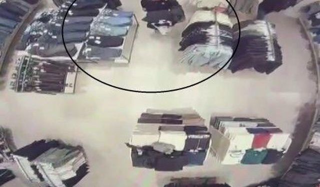 Hatay'da  hırsızlık girişimi kameraya yansıdı