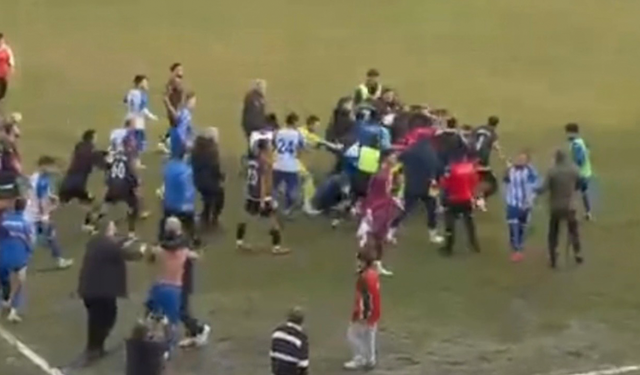 Amatör Maçta Kavga: 3 Yaralı