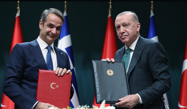 Cumhurbaşkanı Erdoğan, Yunan Lider Miçotakis ile Bir Araya Geldi