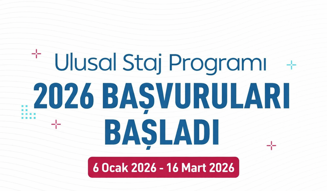 Ulusal Staj programı 2026 başvuruları başladı