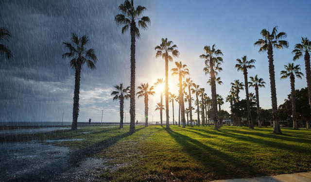 Mersin'de güneşin yerini yağış alacak