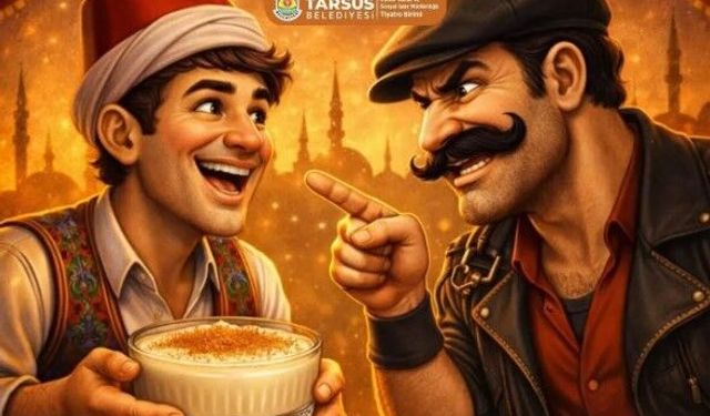 Tarsus Belediyesi Şehir Tiyatrosu’ndan ‘Muhallebi Kabadayı’ oyunu seyirciyle buluşacak