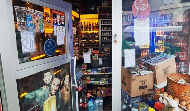 İçki Fiyatlarını Camına Astı, Tutanakla Karşılaştı