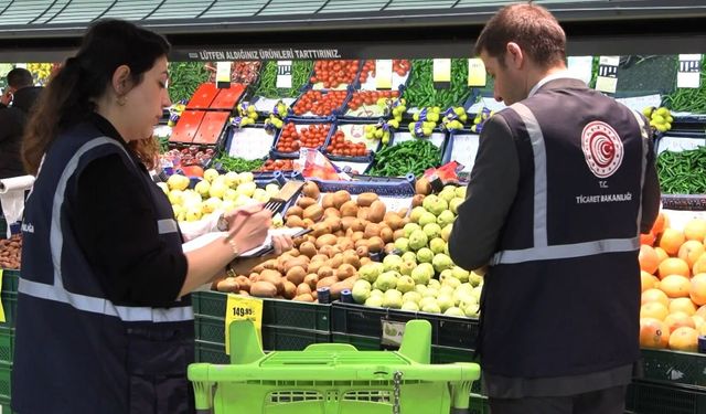 Ticaret Bakanlığı'ndan market denetimleri