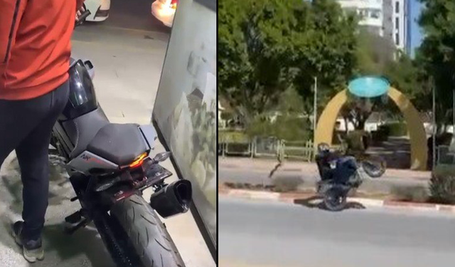 Motosikletiyle şov yaptı, 172 bin TL ceza ve 60 gün men cezası aldı