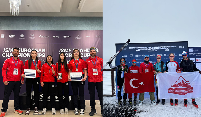 Türkiye, ISMF Dağ Kayağı Avrupa Şampiyonası’nda 3 madalya kazandı