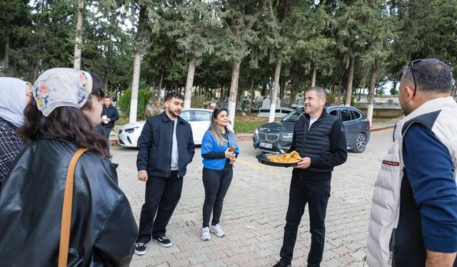 Mezitli Belediye Başkanı’ndan anlamlı ziyaret