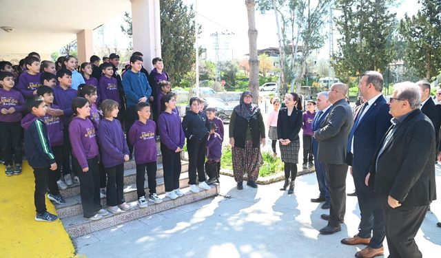 Kaymakam Duru’dan okullara ziyaret