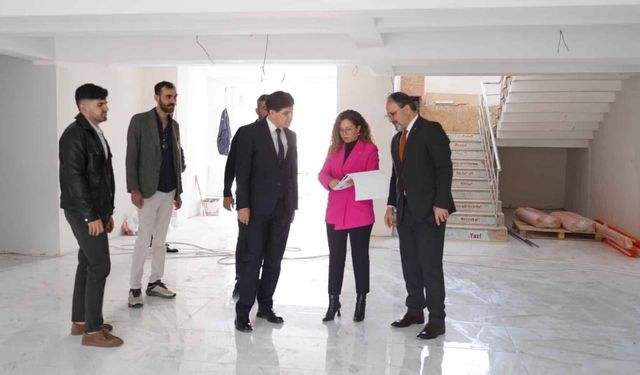 İl Milli Eğitim Müdürü Özdemirci,  okul çalışmalarını yerinde incelendi