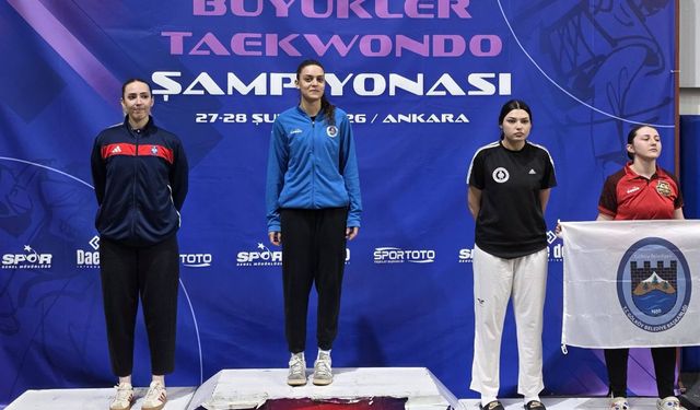 Mersinli sporculardan taekwondo’da bir gümüş, iki bronz