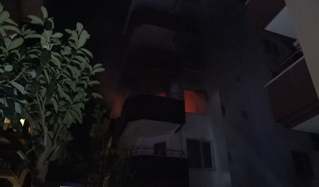 Alanya'da korkutan yangın