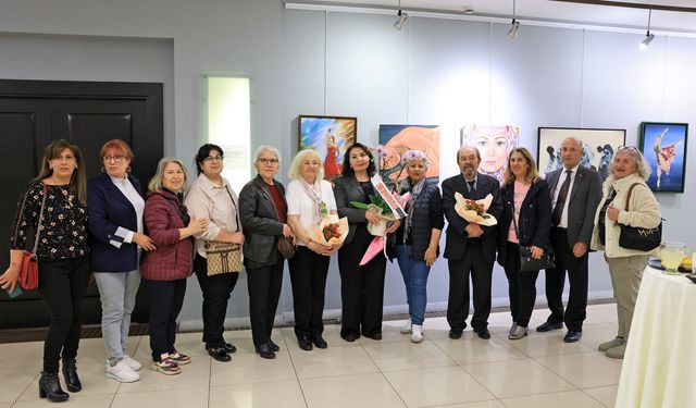 İlk cemre sergisi sanatseverler buluştu