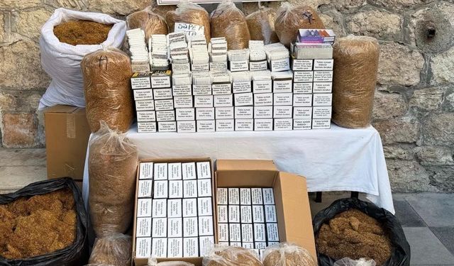 Mersin’de kaçak makaron operasyonu: 1 gözaltı